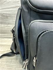 TUMI Arrivé Barker Backpack Black Nylon Leather Trim
